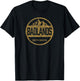 Retro Badlands South Dakota National Park Women Men Hiking T-Shirt - T-Shirt | Black