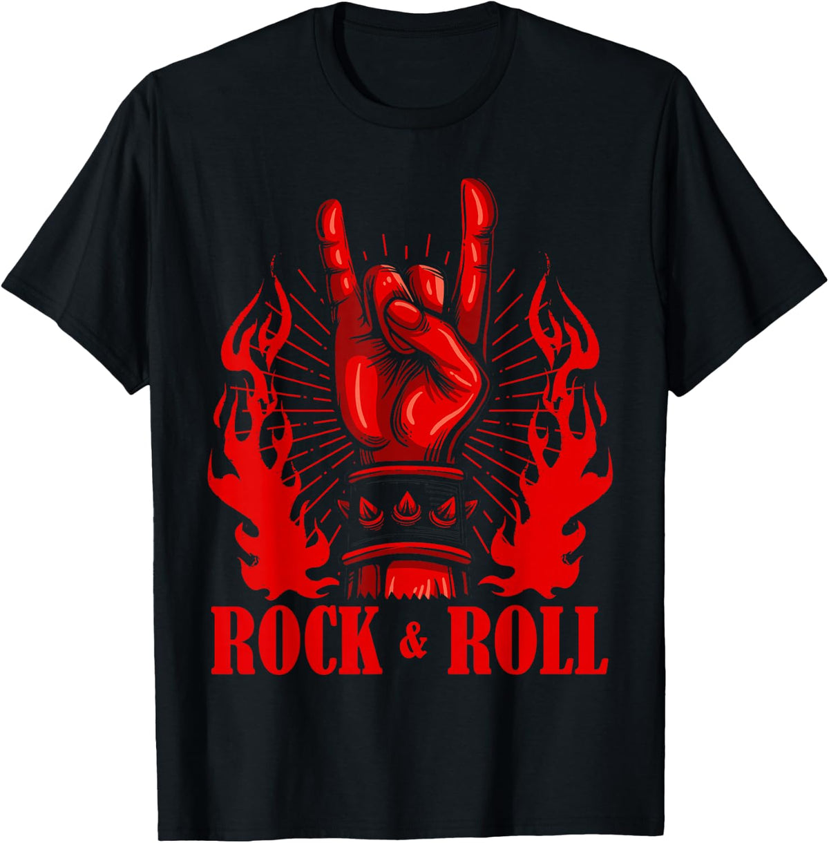 Heavy Metal Guitar Death Metal Rock n Roll Music T-Shirt - T-Shirt | Black