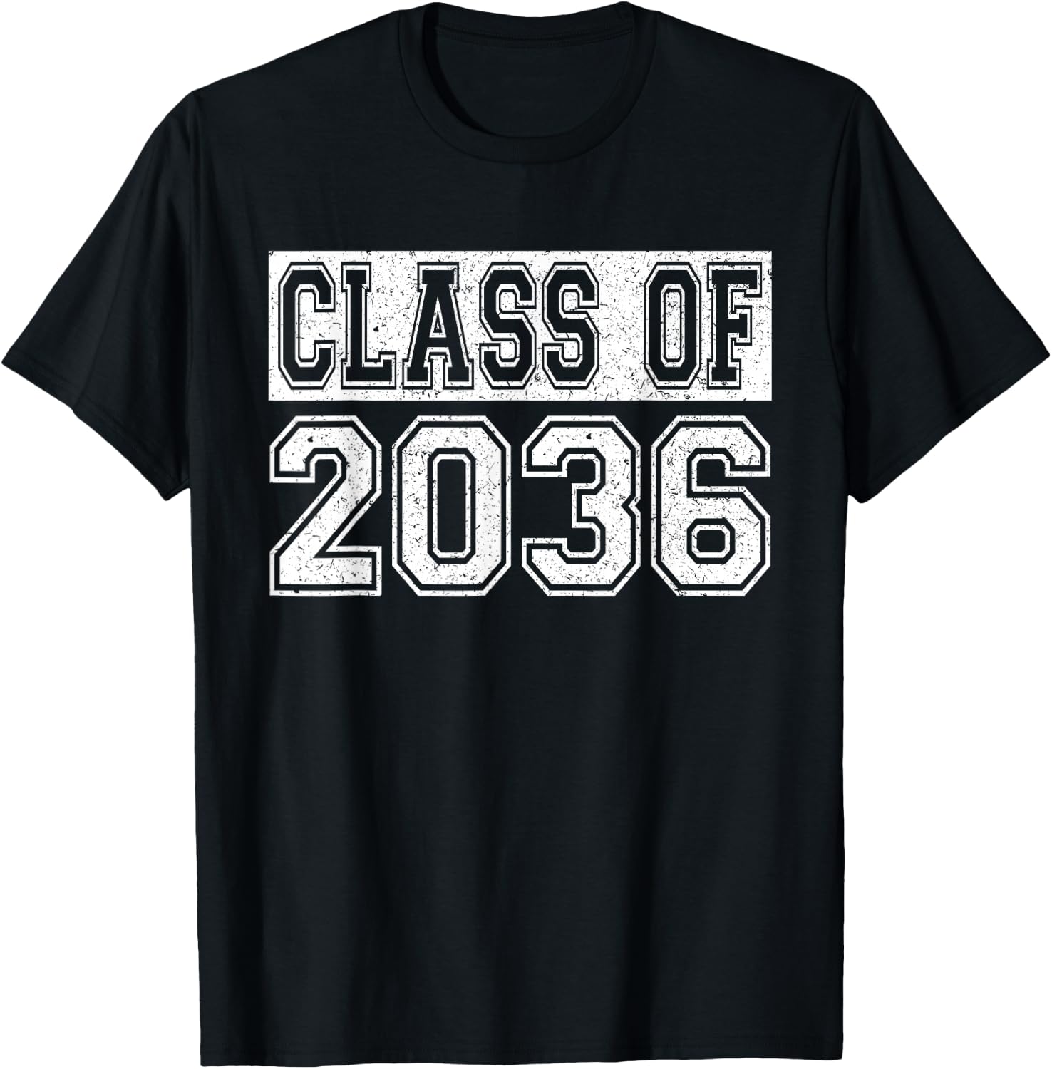 Preschool Class of 2036 First Day of Pre-k 2036 Graduation T-Shirt - T-Shirt | Black