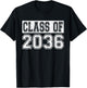 Preschool Class of 2036 First Day of Pre-k 2036 Graduation T-Shirt - T-Shirt | Black