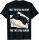 Portuguese Water Dog Sleeping Pajamas Nightgown Men Women Girls Kids T-Shirt - T-Shirt | Black
