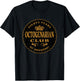 Retro Octogenarian 80 Years Birthday Eighty Years Old and Up T-Shirt - T-Shirt | Black