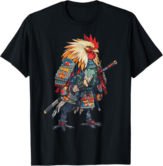 The Samurai Chicken T-Shirt - T-Shirt | Black