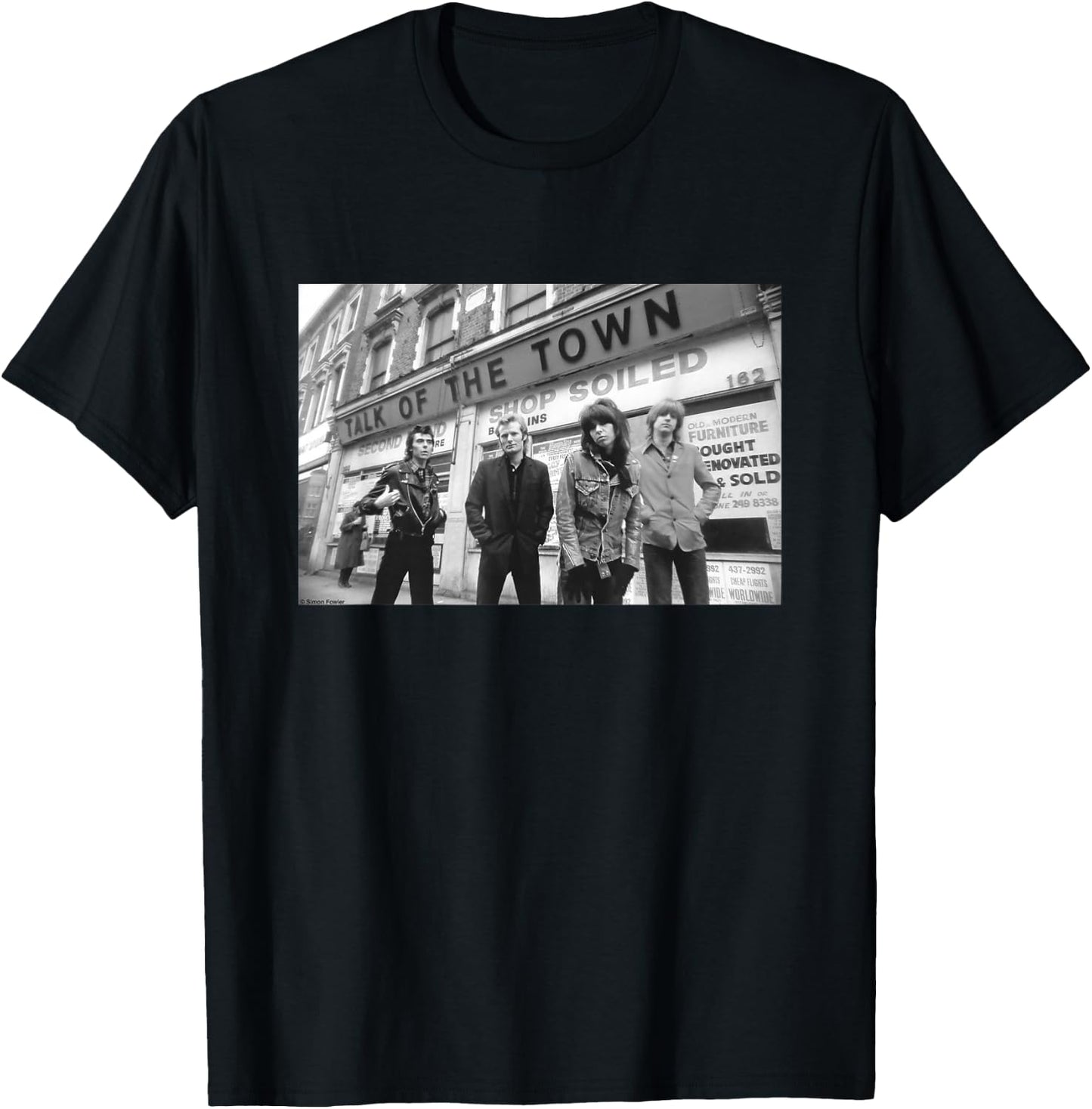 The Pretenders Talk Of The Town Photo By Simon Fowler T-Shirt - T-Shirt | Black