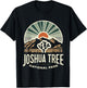 Joshua Tree National Park Vintage Hiking Camping Outdoors T-Shirt - T-Shirt | Black