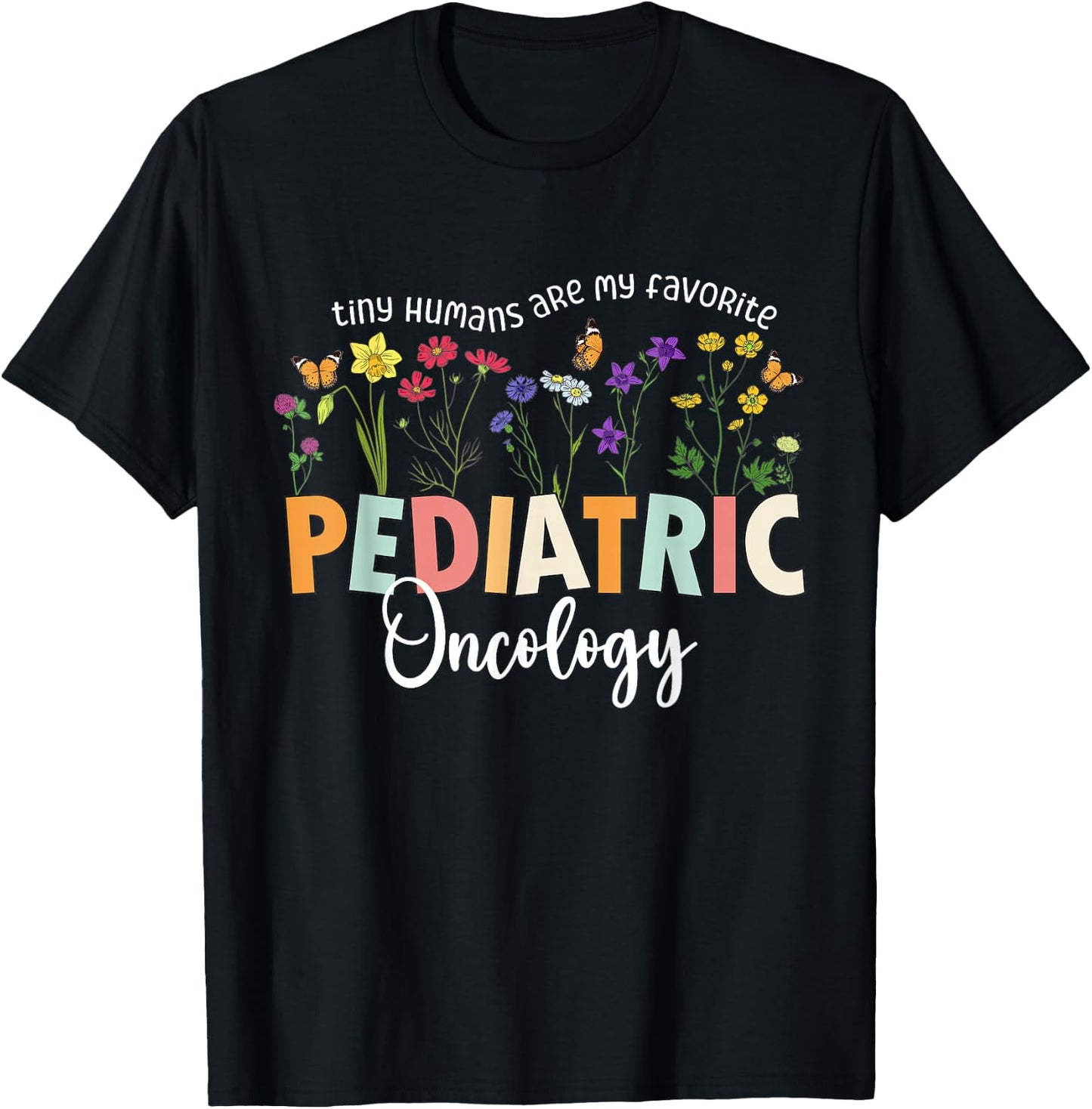 Funny PICU Pediatric Oncology Nurse Pediatrics NICU Nurse T-Shirt - T-Shirt | Black