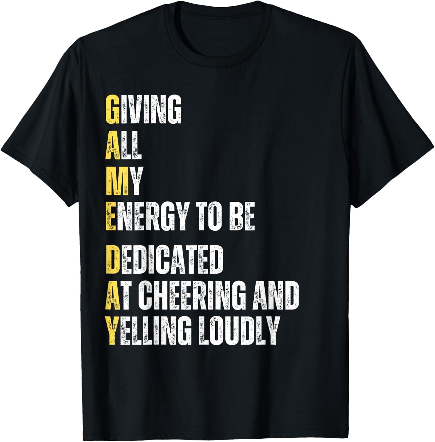 Game Day Definition Football Season Funny Men Women Sports T-Shirt - T-Shirt | Black