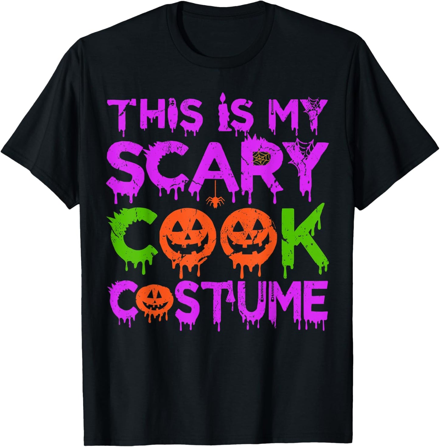 This Is My Scary Cook Costume Halloween T-Shirt - T-Shirt | Black