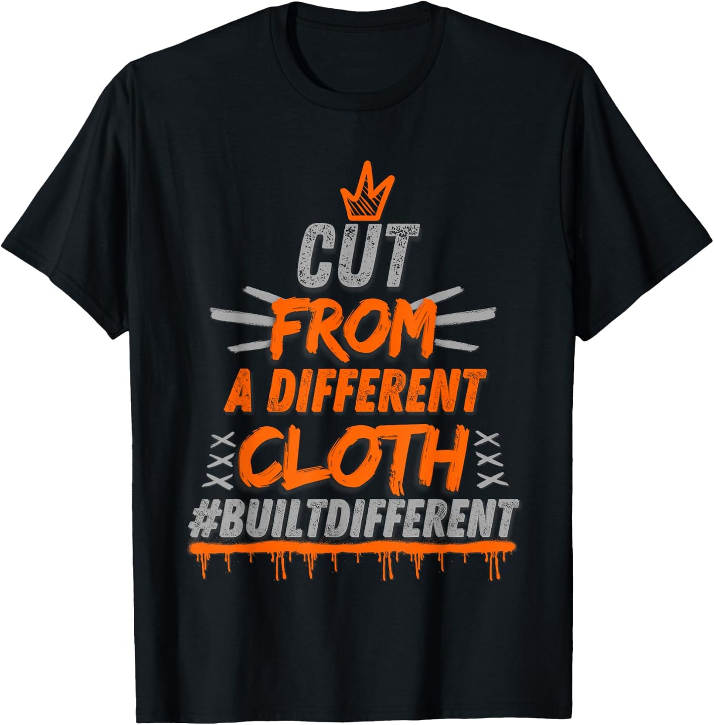 Olive Army Solar Orange Color Match T-Shirt - T-Shirt | Black