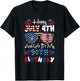 Happy July 4th And My 90th Birthday Sunglasses US Flag Lover T-Shirt - T-Shirt | Black