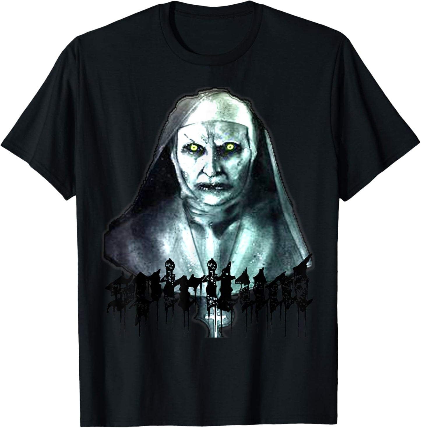 Zombie Nun demon "spiritual" T-Shirt - T-Shirt | Black