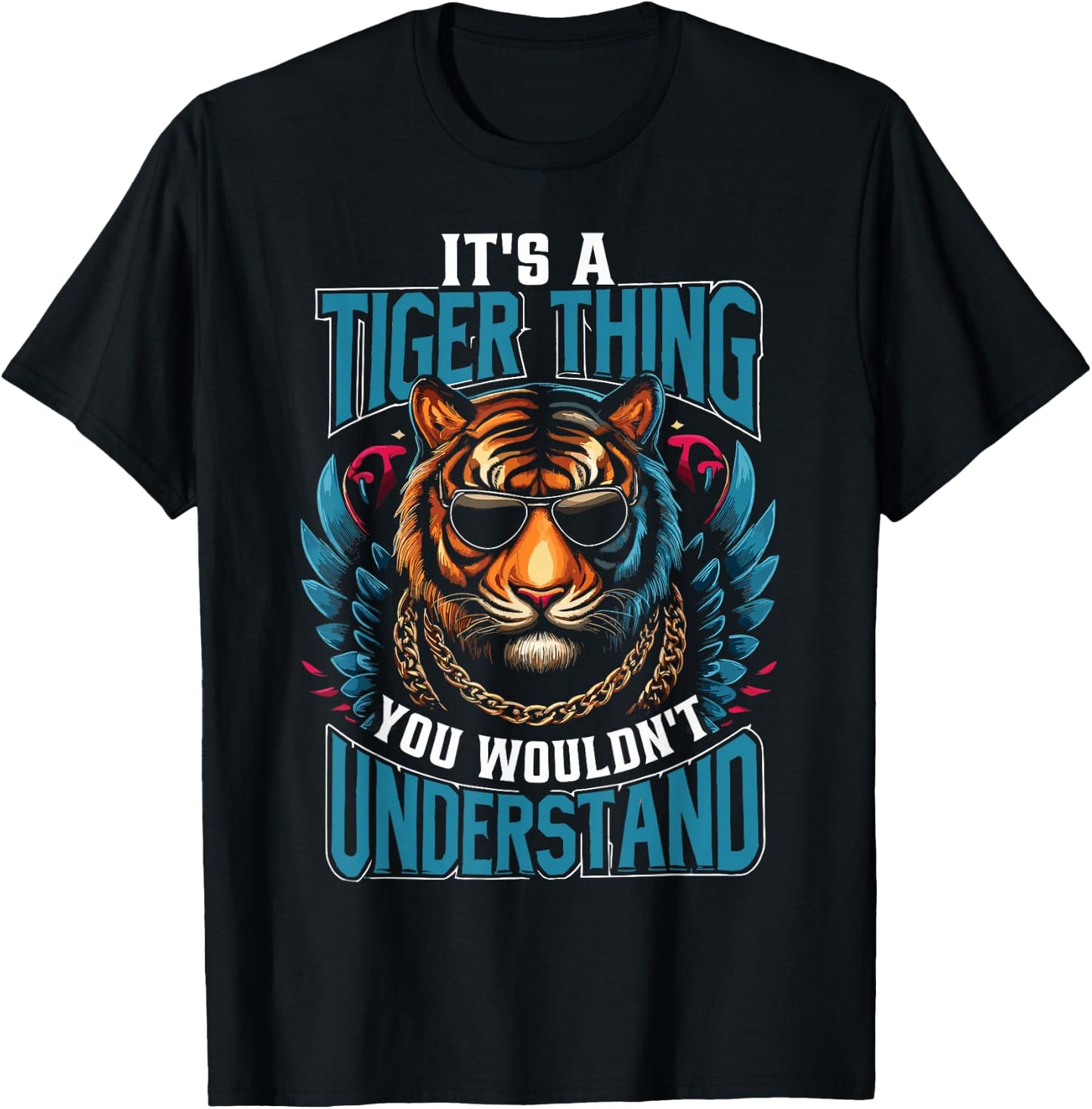 Wildlife Tiger T-Shirt - T-Shirt | Black