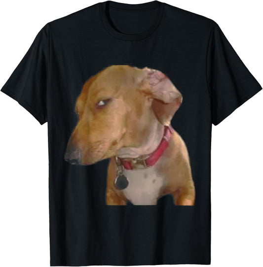 Bombastic Side Eye Funny Dog T-Shirt - T-Shirt | Black