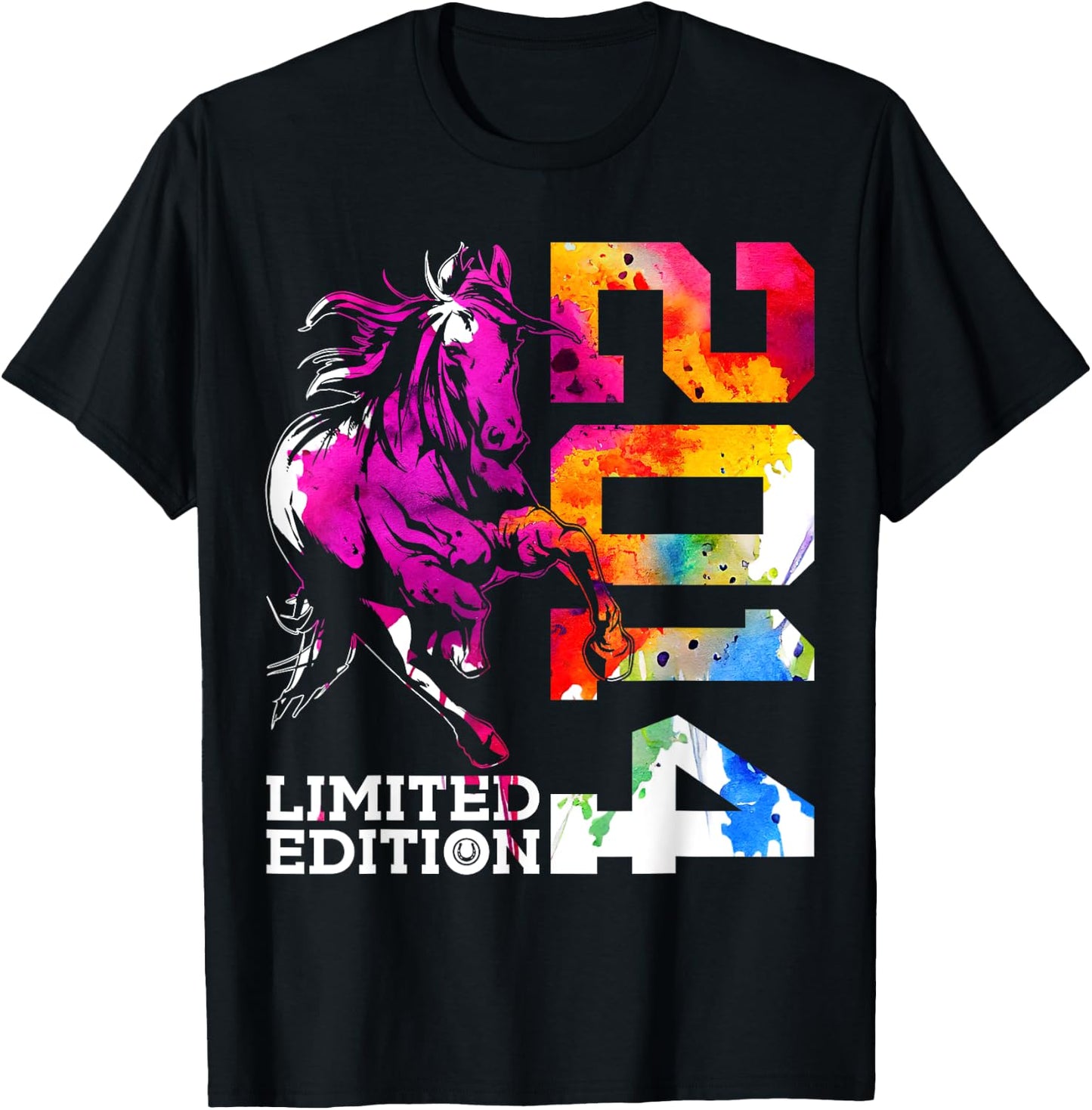Limited Edition 2014 Riding Horse 11th Birthday T-Shirt - T-Shirt | Black