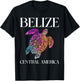 Belize Sea Turtle Central America Vacation Souvenir T-Shirt - T-Shirt | Black