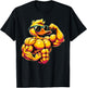 Muscular Duck Bodybuilder Rubber Duck T-Shirt - T-Shirt | Black