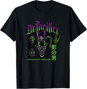Disney The Princess and The Frog Dr. Facilier Spooky Shadow T-Shirt - T-Shirt | Black