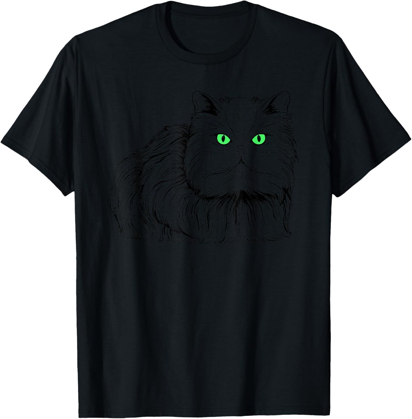 Persian Cat T-Shirt - T-Shirt | Black