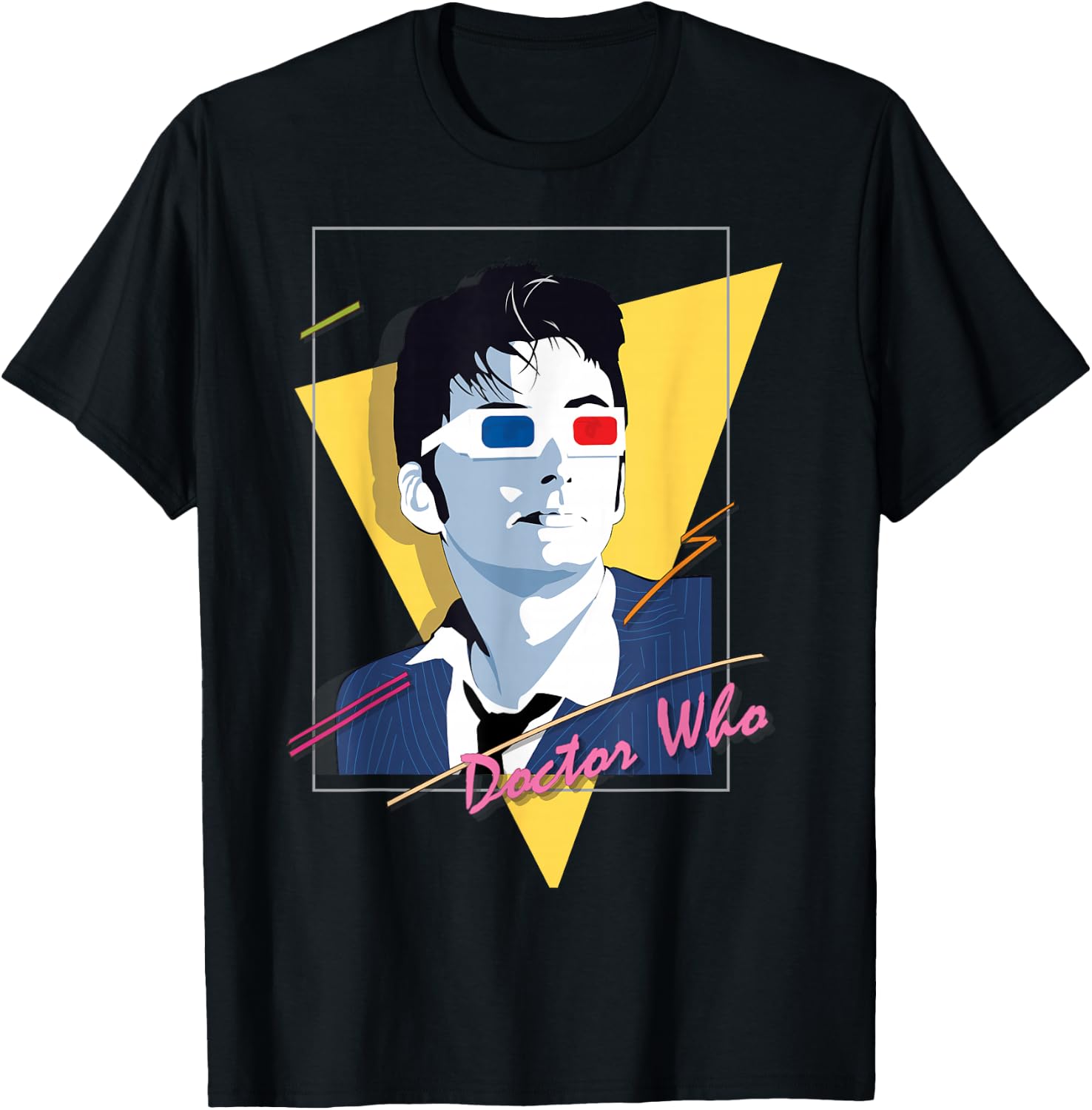 80s Tenant Retro Time Traveller Sci-Fi Fan T-Shirt - T-Shirt | Black