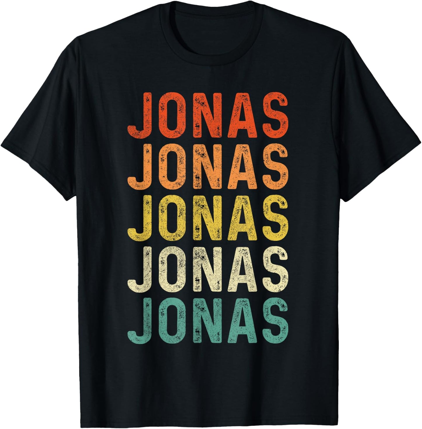 Jonas Vintage Retro T-Shirt - T-Shirt | Black