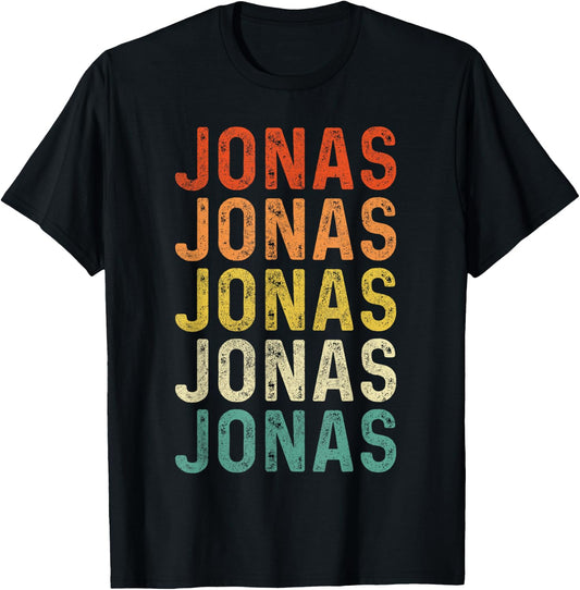 Jonas Vintage Retro T-Shirt - T-Shirt | Black