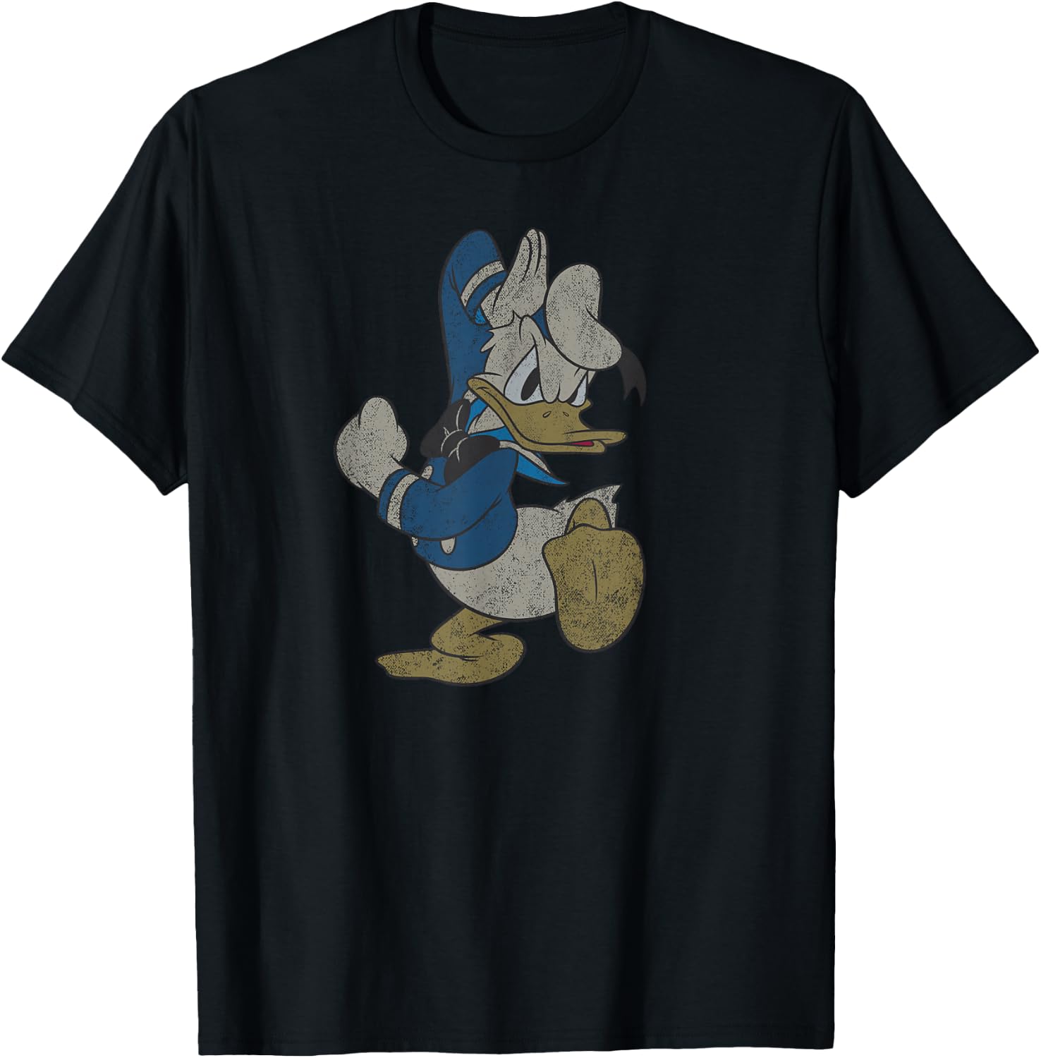 Donald Duck - Vintage Donald Duck T-Shirt - T-Shirt | Black