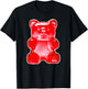 Red Gummy Bear Candy T-Shirt - T-Shirt | Black