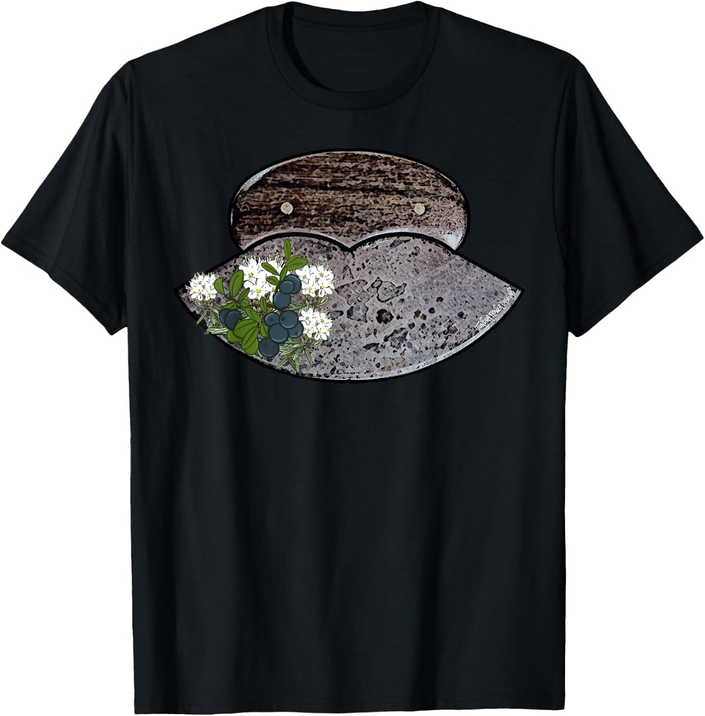 Blue Ulu T-Shirt - T-Shirt | Black