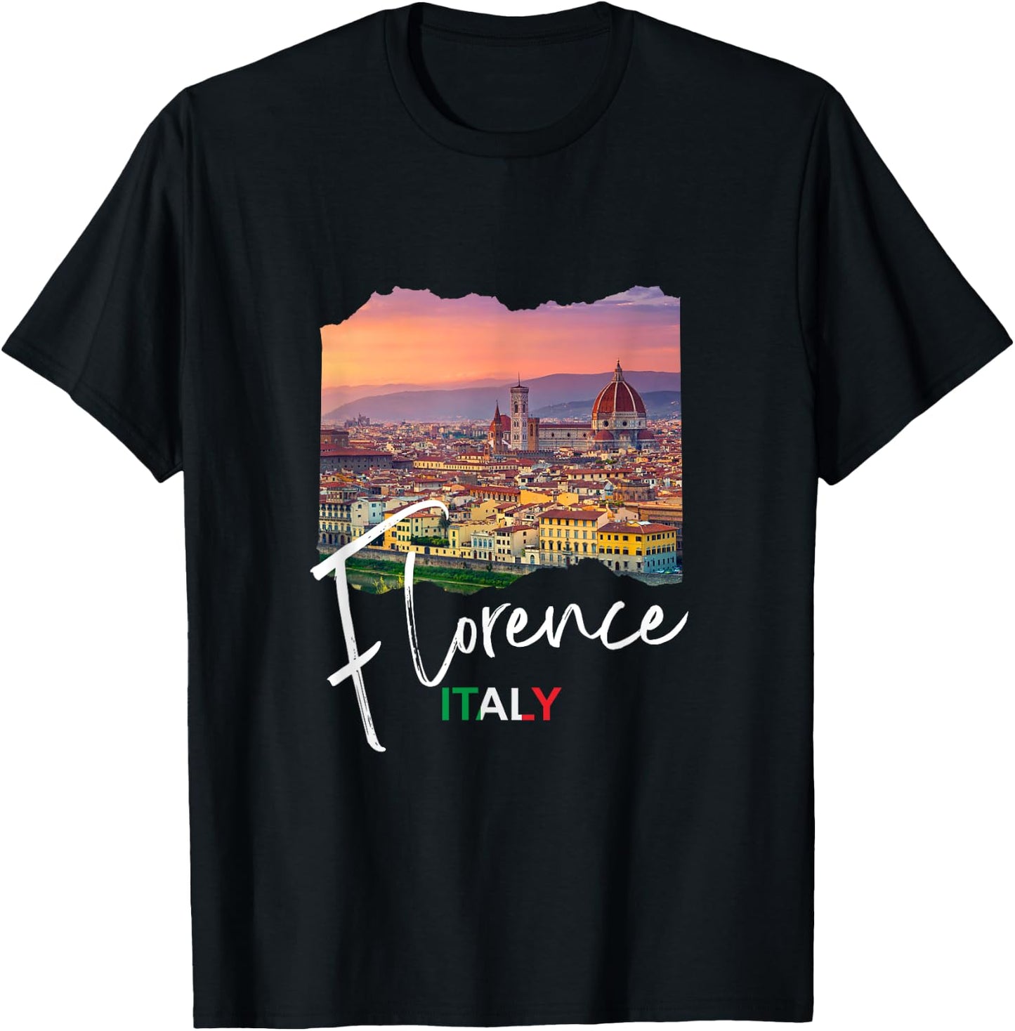 Italy Florence Souvenir / Florence T-Shirt - T-Shirt | Black