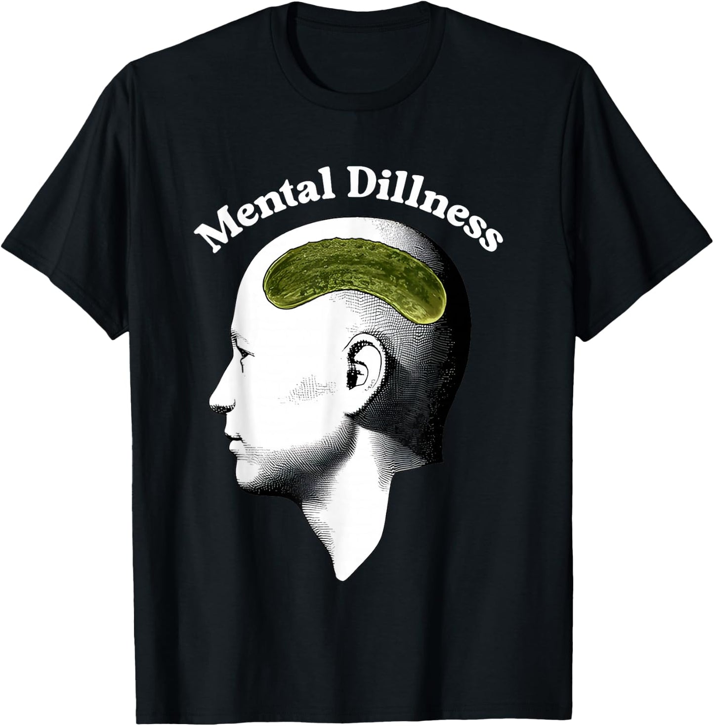 Mental Dillness Head Funny Women T-Shirt - T-Shirt | Black
