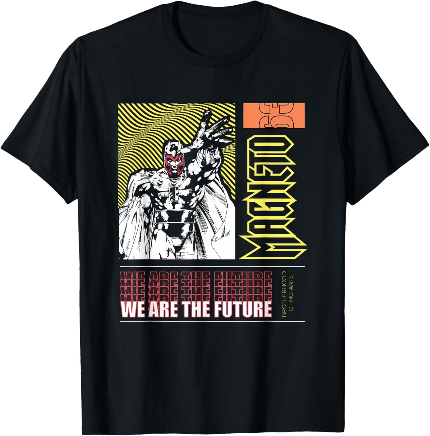Marvel X-Men We Are The Future Magneto Vintage Shot T-Shirt - T-Shirt | Black