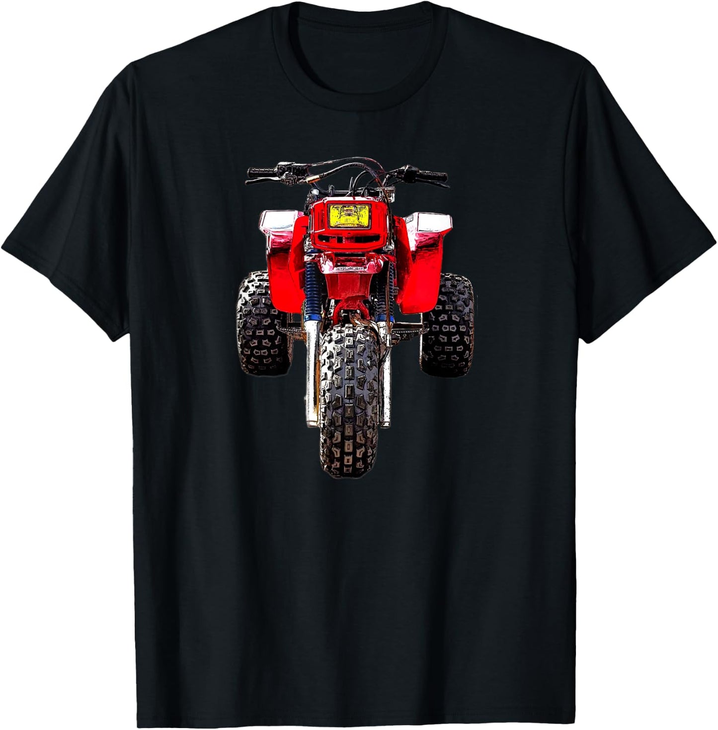 250 R 3 Wheeler, All Terrain Vehicle 1985 Vintage Retro Three Wheeler ATV ATC 250R , Small, Black T-Shirt - T-Shirt | Black
