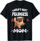 World's Best Pekingese Mom Dog Pets T-Shirt - T-Shirt | Black