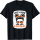 Just A Girl Who Loves Basketball Cute Basketball Player T-Shirt - T-Shirt | Black