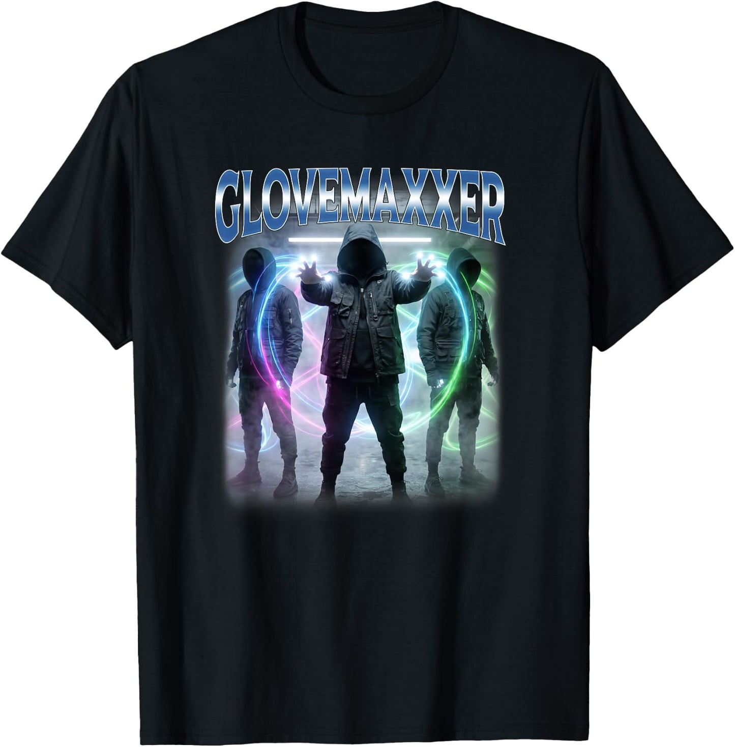 Glovemaxxer Dark Gloving Psychology Meme T-Shirt - T-Shirt | Black