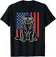 Newfoundland Dog Lover 4th of July T-Shirt - T-Shirt | Black