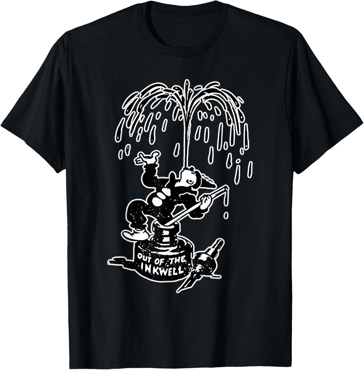 Koko the Clown Vintage Cartoon T-Shirt - T-Shirt | Black
