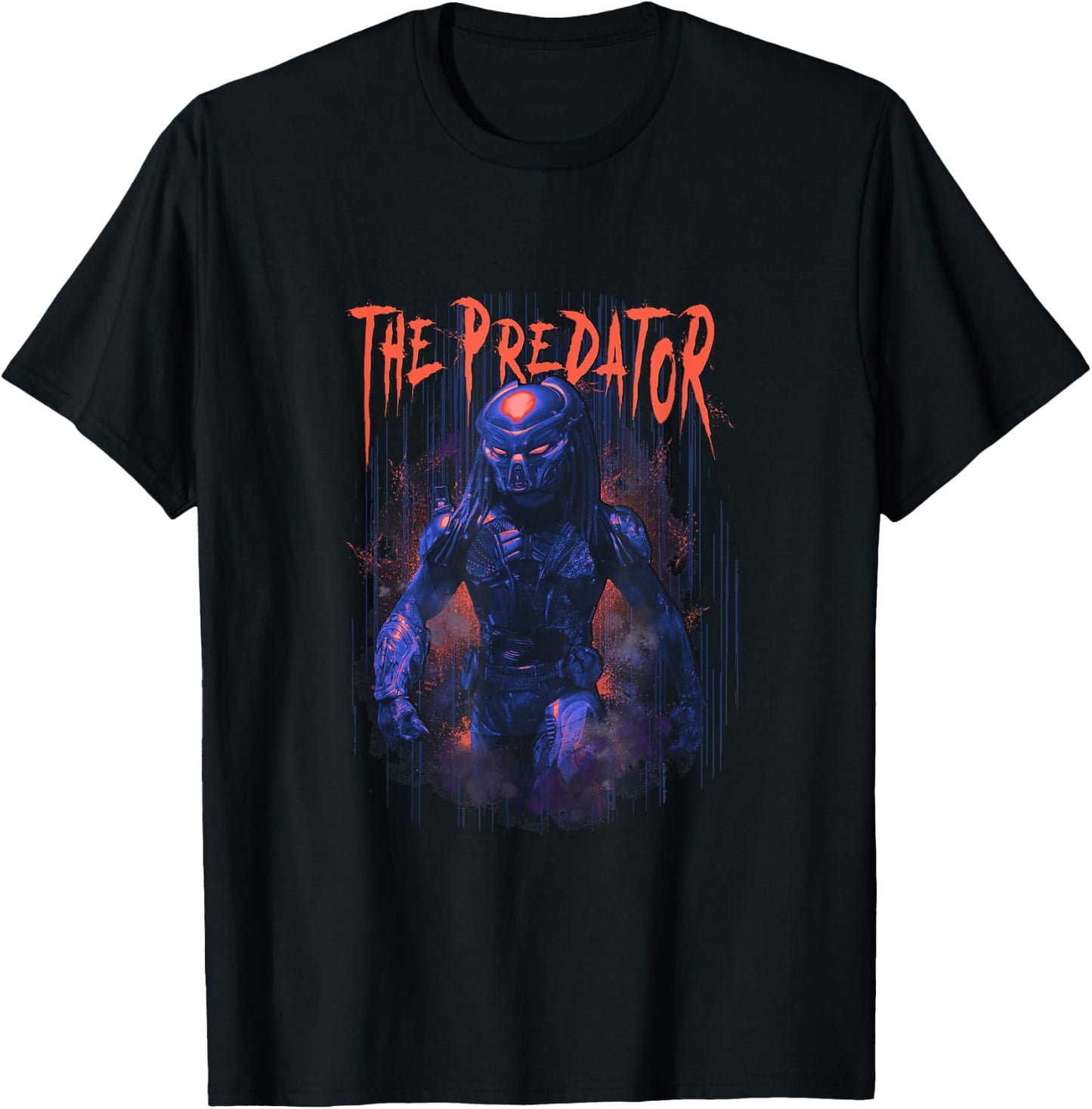 Aliens The Predator Iconic Epic Walking Big Chest Poster T-Shirt - T-Shirt | Black