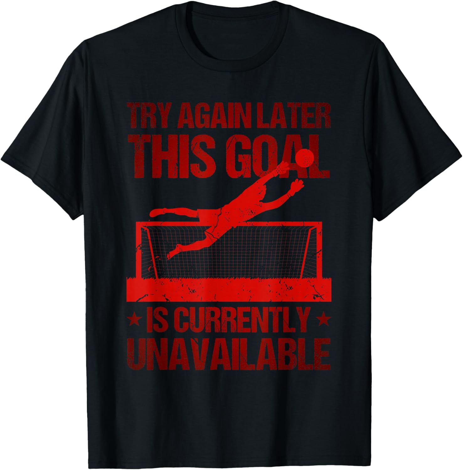 Defender Soccer Goalie Saying Goaltender Soccer T-Shirt - T-Shirt | Black