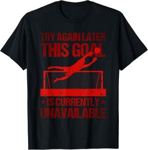 Defender Soccer Goalie Saying Goaltender Soccer T-Shirt - T-Shirt | Black