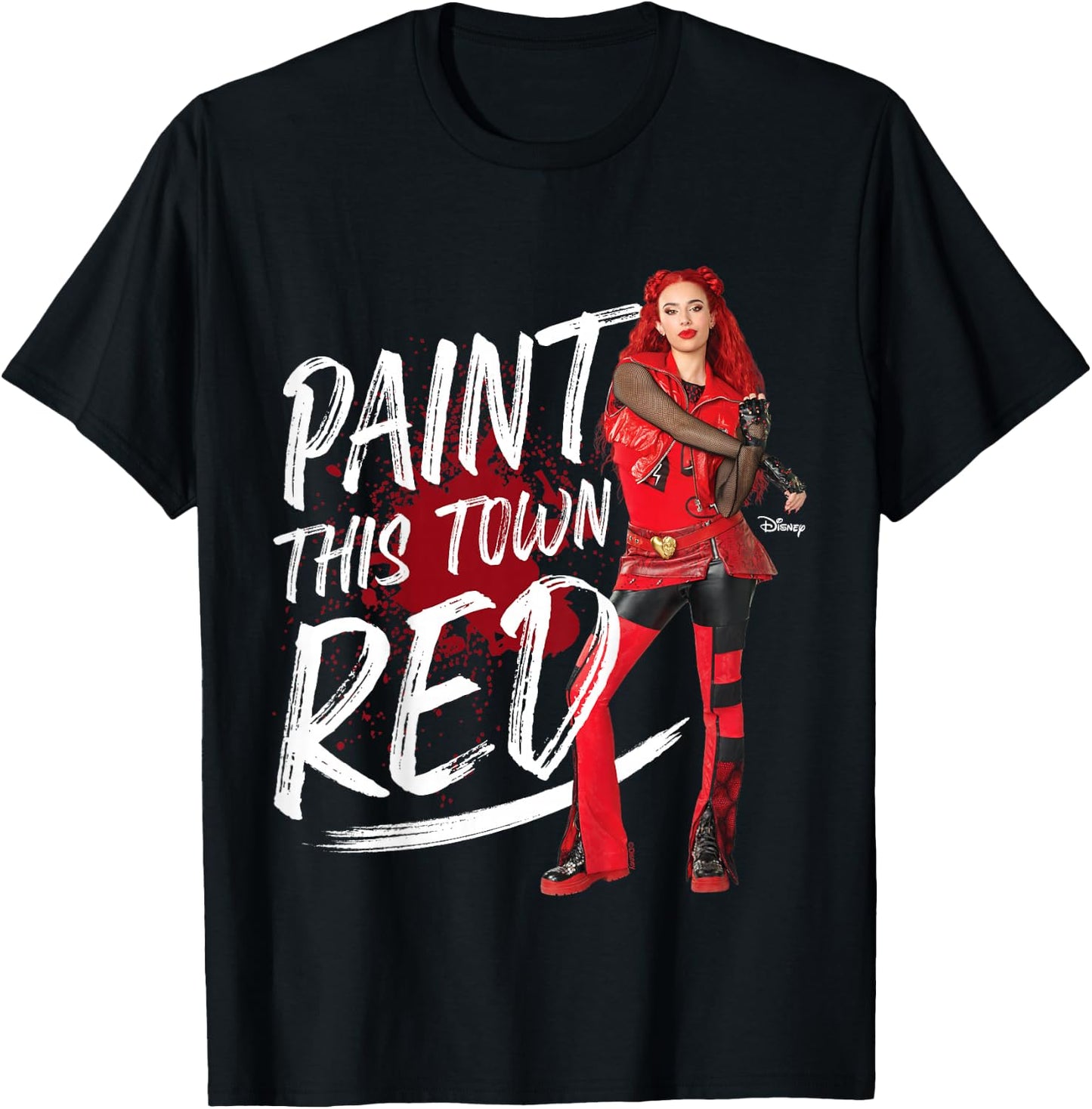 Kids Descendants 4 - The Rise of Red Paint This Town T-Shirt - T-Shirt | Black