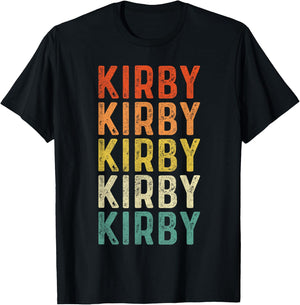 Kirby Vintage Retro T-Shirt - T-Shirt | Black