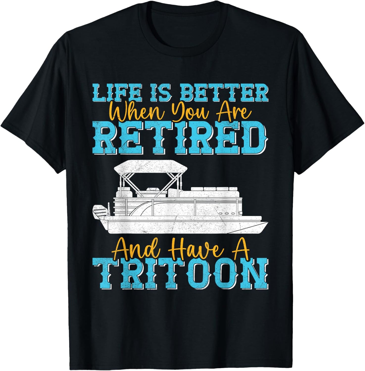 Tritoon Boat Accessories T-Shirt - T-Shirt | Black