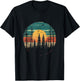 Retro Forest Trees Outdoors Nature Women Men Vintage Graphic T-Shirt - T-Shirt | Black