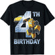 Transformers Bumblebee 4th Birthday Small T-Shirt - T-Shirt | Black