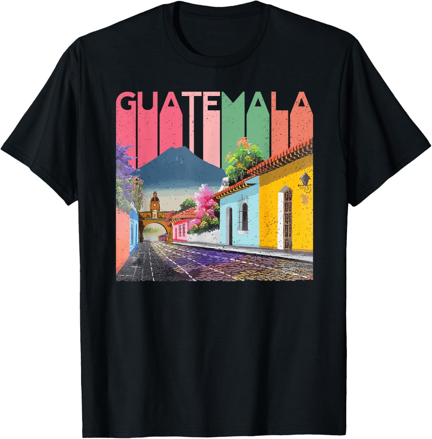 Guatemala Antigua Quetzal Chapin Cafe Semana Santa 502 T-Shirt - T-Shirt | Black