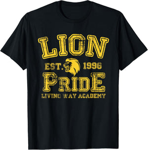 Living Way Academy - Lion Pride T-Shirt - T-Shirt | Black