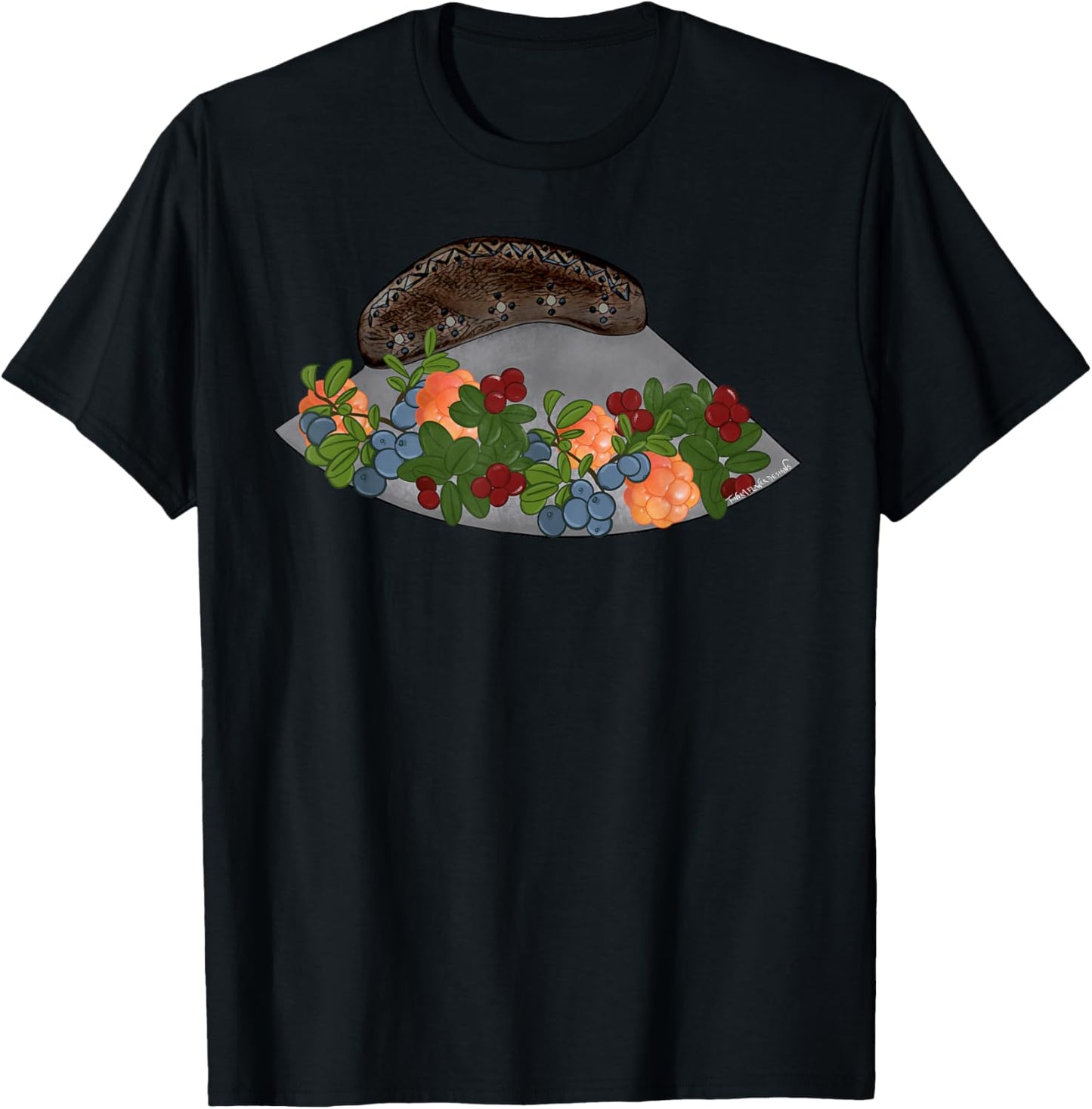 Tundra berries T-Shirt - T-Shirt | Black