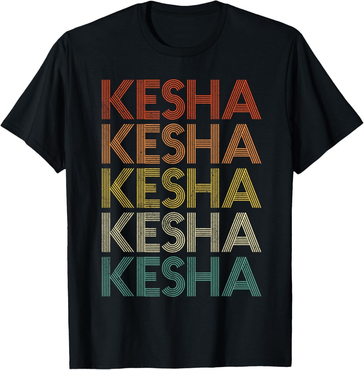 Kesha Vintage Retro T-Shirt - T-Shirt | Black