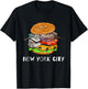 New York City Bagel with Everything NYC T-Shirt - T-Shirt | Black